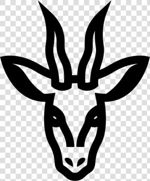 Deer Head Frontal Outline   Deer Outline Png Head  Transparent Png