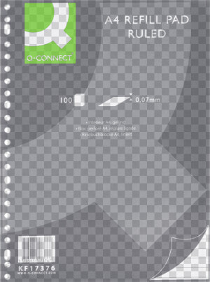 Value A4 Refill Pad Ruled 70gsm 100 Sheets Pk10   Sketch Pad  HD Png Download