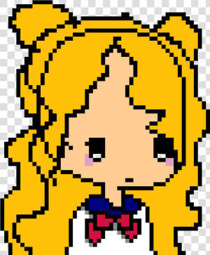 Me As A Yandere If I Also Had Blonde Hair Clipart     Pixel Art Base Character  HD Png Download