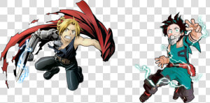 No Caption Provided   Izuku Midoriya Vs Edward Elric  HD Png Download