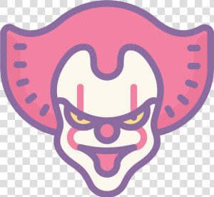 Transparent Clown Png   Transparent Icon Clown Scary  Png Download