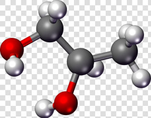 Sphere design material Property chemical Compound chemistry clip   Chemical Formula Propylene Glycol  HD Png Download