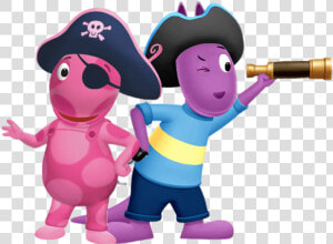 Uniqua And Austin Pirates  HD Png Download