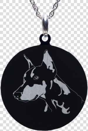 Doberman Charm Dog   Pendant  HD Png Download