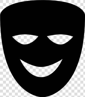 Theater Vector Laughing Mask   Icono De La Comedia  HD Png Download