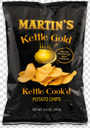 Martin S Kettle Gold Potato Chips Kettle Cook D   Martins Chips Salt And Vinger  HD Png Download