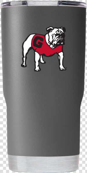 Georgia 20 Oz Vault Bulldog Gray Tumbler   Gametime Sidekicks  HD Png Download