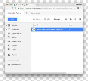 Manage Zip Files In Drive   Zipping File From Google Drive  HD Png Download