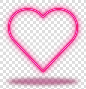  neon  неон  heart  love  valentinesday  frame  4asno4i  HD Png Download