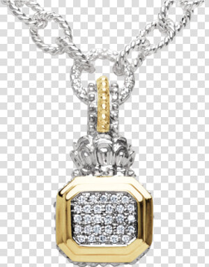 Stylish Silver And Gold Diamond Pendant By Vahan   Locket  HD Png Download