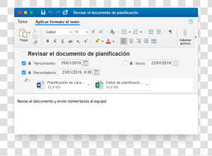 Datos Adjuntos En Tareas   Formato Coordenadas Gps En Cita Outlook Calendario  HD Png Download