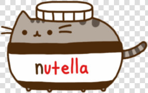 Pusheen Cat Nutella Clipart   Png Download   Nutella Cat  Transparent Png