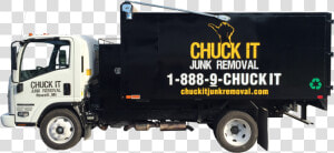 Angie S List Award Chuck It Junk Removal Dumpster Rental   Commercial Vehicle  HD Png Download