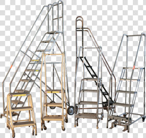 Used Rolling Ladders Are Available In A Variety Of   Ladder  HD Png Download