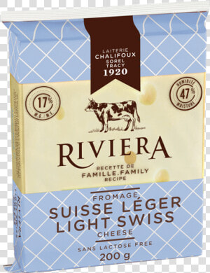 Maison Riviera Light Swiss 200 G   Fromage Riviera Leger  HD Png Download