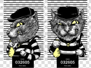 Cartoon Cat Burglar  HD Png Download