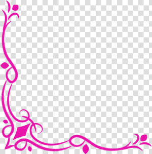 Corner Border Png   Wedding Corner Border Designs  Transparent Png