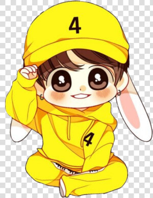 Bts Jungkook Cute Chibi Btsjungkook   Chibi Bts Jungkook Cute  HD Png Download