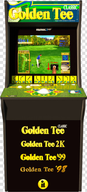 Golden Tee Arcade Cabinet Class Lazyload Lazyload   Golden Tee Arcade 1up  HD Png Download