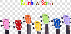 Mahalo Coloured Ukulele Rainbow Series Sieffs Music   Acoustic Guitar  HD Png Download