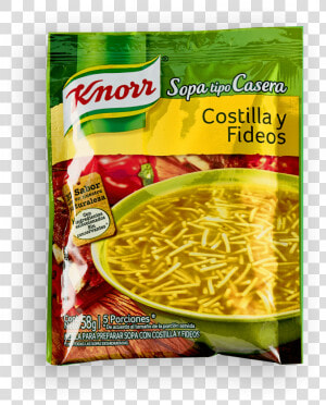 Sopa Tipo Casera Knorr Costilla Y Fideos   Knorr  HD Png Download