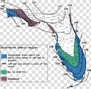 Wind Borne Debris Region  HD Png Download