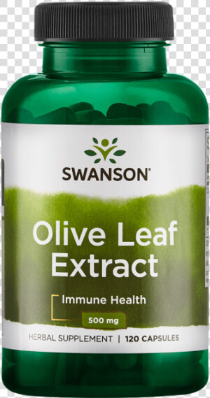 Swanson Olive Leaf Extract Capsules 500 Mg 120 Ct   Swanson Red Clover Blossom 430 Mg  HD Png Download