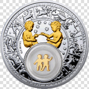 Belarus 2013 20 Rubles Gemini Belarus Zodiac 2013 Proof   Gemini  HD Png Download