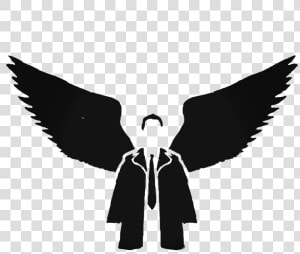  castiel  supernatural  wings  wing  angel  black  spn   Supernatural Castiel Angel Wings  HD Png Download