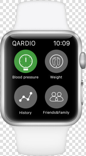 Blood Pressure Apple Watch Qardio App   Analog Watch  HD Png Download