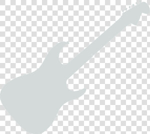 Guitar  Electric  Silhouette  Music  Rock  Instrument   White Guitar Silhouette Transparent  HD Png Download