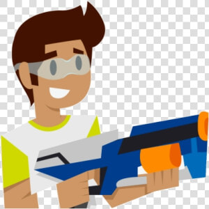 Nerf Gun Library Free Best On Clipartmag Clip Art Transparent   Clipart Nerf Gun Png  Png Download