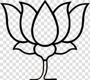 Lotus Clipart Bjp   Bharatiya Janata Party  HD Png Download