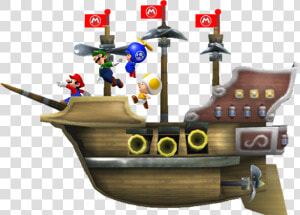 Airship Mario   Png Download   Yellow Toad From Mario  Transparent Png