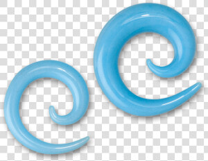 Pyrex Sky Blue Spiral  HD Png Download