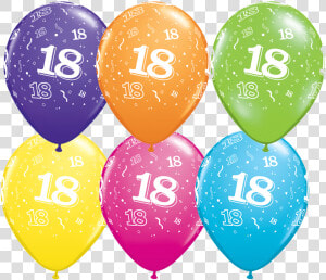 18th Birthday Latex Balloons   7th Birthday Balloons Png  Transparent Png