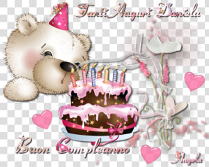 Tanti Auguri Buon Compleanno Daniela   Happy Birthday Bear Png  Transparent Png