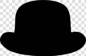 Bowler Hat Png   Top Hat Black Clip Art  Transparent Png