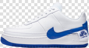 Nike Air Force 1 Jester Xx White Blue Womens Shoes   Nike Air Force 1 Rouge  HD Png Download