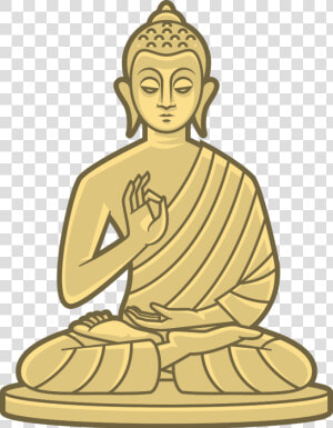 Gautama Buddha Png   Cartoon Picture Of Gautam Buddha  Transparent Png