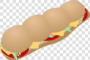 Food submarine Sandwich sandwich   Sandwich Clip Art  HD Png Download