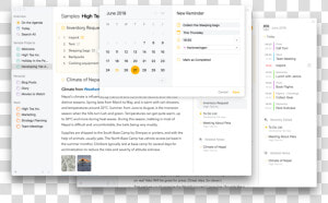 Agenda 6 Reminders   Agenda 6 Mac  HD Png Download