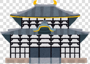 Temples  amp  Shrines   興福 寺 イラスト 簡単  HD Png Download