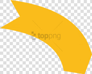 Free Png Curved Arrow Orange Png Image With Transparent   Yellow Curved Arrow Vector  Png Download