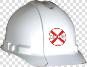 No Drugs Hard Hat Emblem  HD Png Download