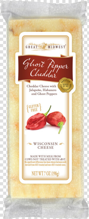 Ghost Pepper Cheddar With Jalapeno  Habanero And Ghost   Cheese With Ghost Peppers  HD Png Download