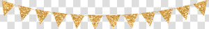  gold  glitter  banner  flag  pennant  png  Transparent Png