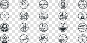 Icons Transparent   Linear Iconography  HD Png Download