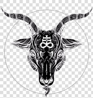 Satanic Goat Head Png  Transparent Png