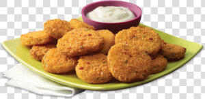 Plate With Food Png   Chicken Nuggets In Plate Png  Transparent Png